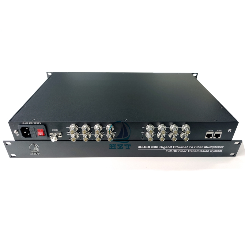 16-CH 3G-SDI+ Ethernet Fiber Converter