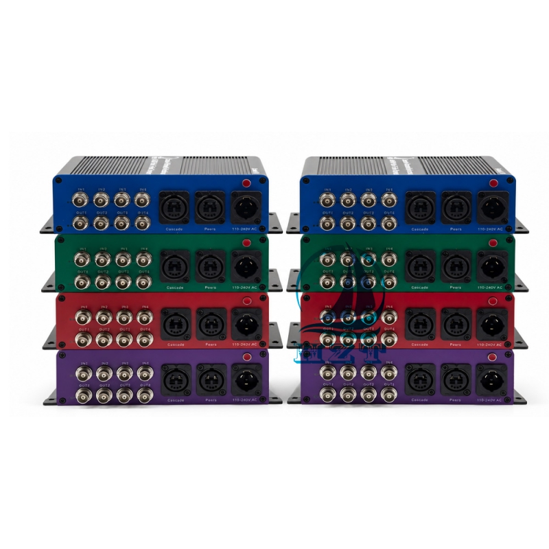 4-Channel Bi-directional 3G/12G-SDI over Fiber Converter with Cascading Function