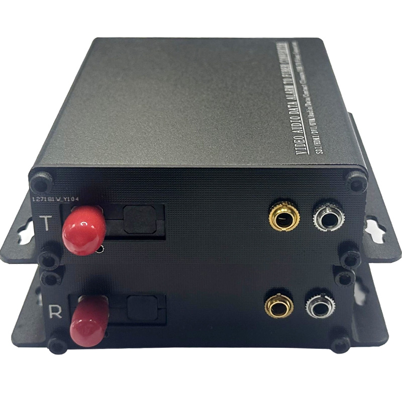 2-CH 3.5mm Stereo Audio to Fiber Converter